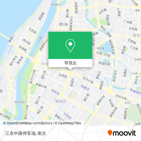 江东中路停车场地图