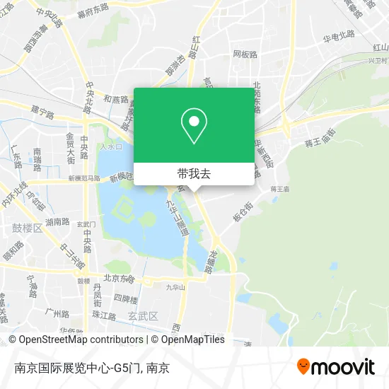 南京国际展览中心-G5门地图