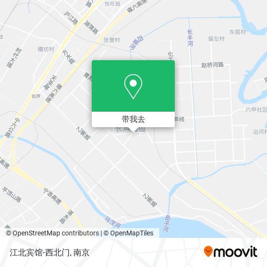 江北宾馆-西北门地图
