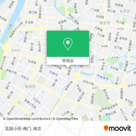 贡园小区-南门地图
