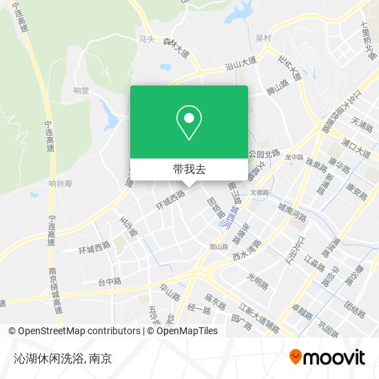 沁湖休闲洗浴地图