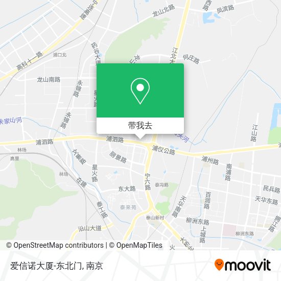 爱信诺大厦-东北门地图