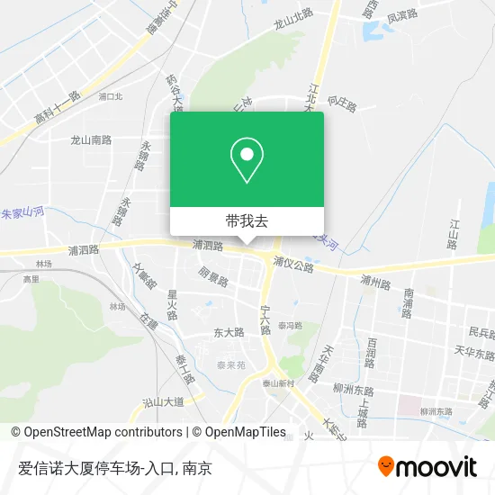 爱信诺大厦停车场-入口地图