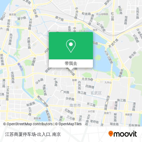 江苏商厦停车场-出入口地图