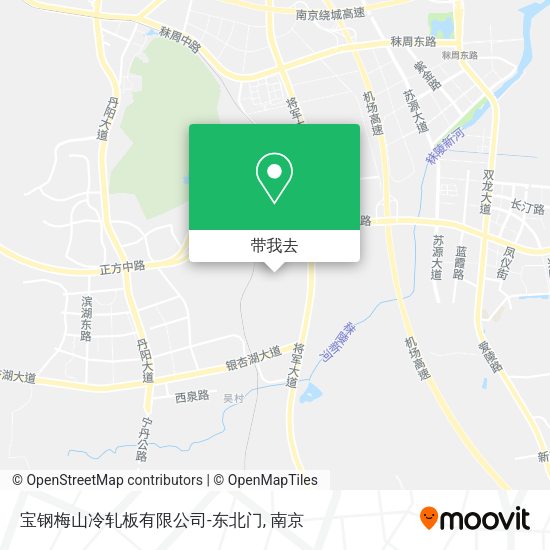 宝钢梅山冷轧板有限公司-东北门地图