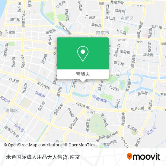 米色国际成人用品无人售货地图