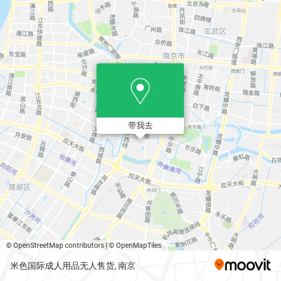 米色国际成人用品无人售货地图