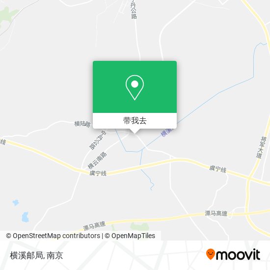 横溪邮局地图