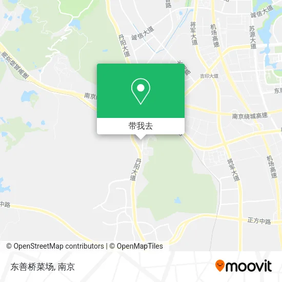 东善桥菜场地图