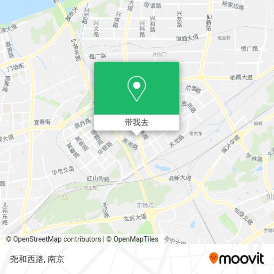 尧和西路地图