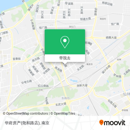 华府房产(尧和路店)地图