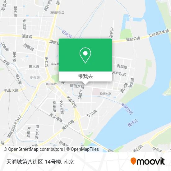 天润城第八街区-14号楼地图