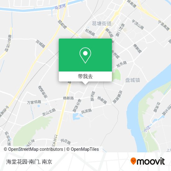 海棠花园-南门地图