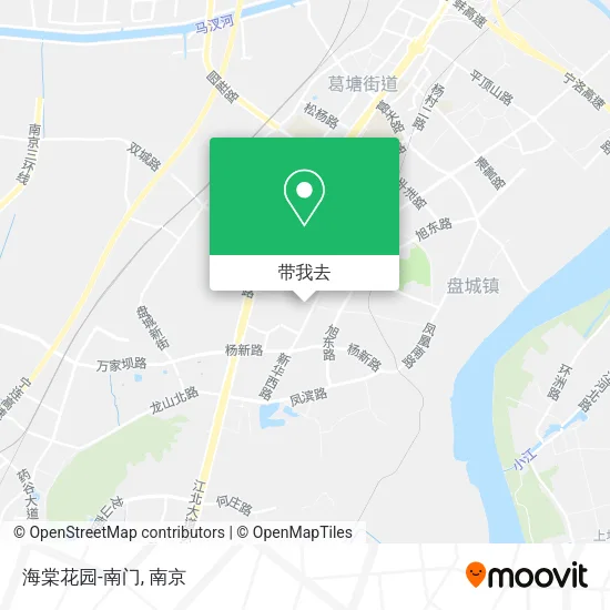 海棠花园-南门地图
