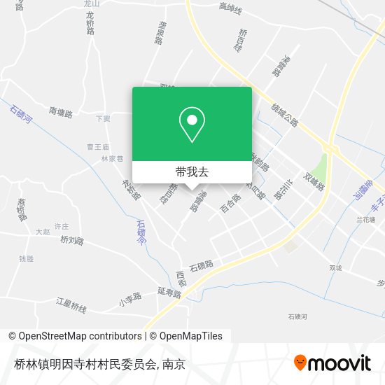 桥林镇明因寺村村民委员会地图