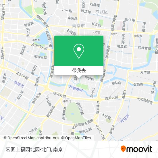 宏图上福园北园-北门地图