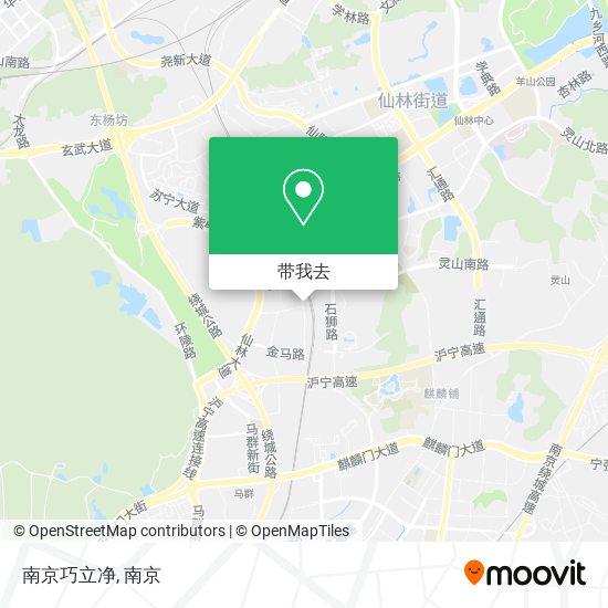 南京巧立净地图