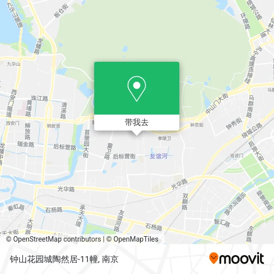 钟山花园城陶然居-11幢地图