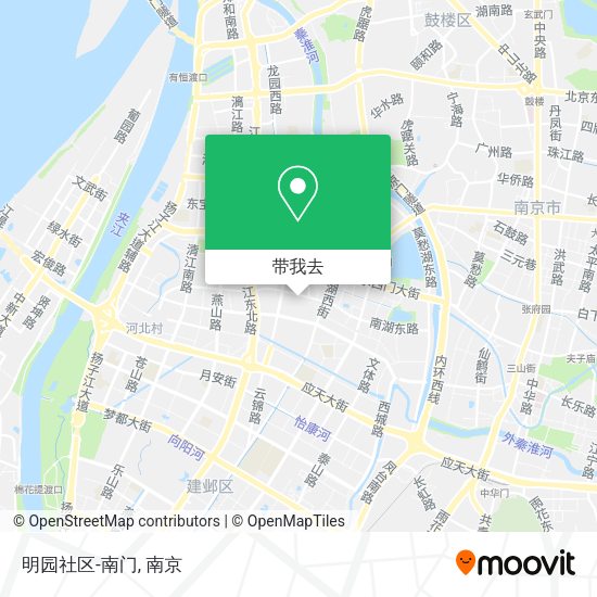 明园社区-南门地图