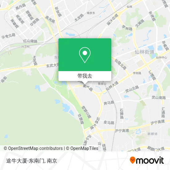 途牛大厦-东南门地图