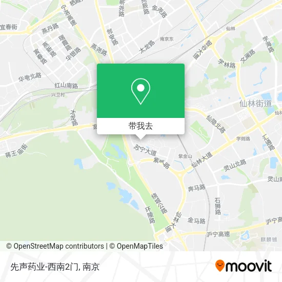 先声药业-西南2门地图