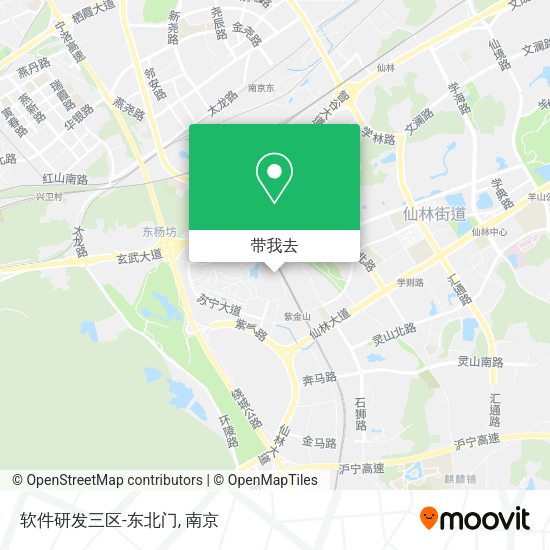 软件研发三区-东北门地图