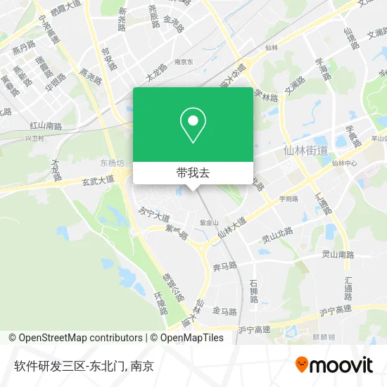软件研发三区-东北门地图