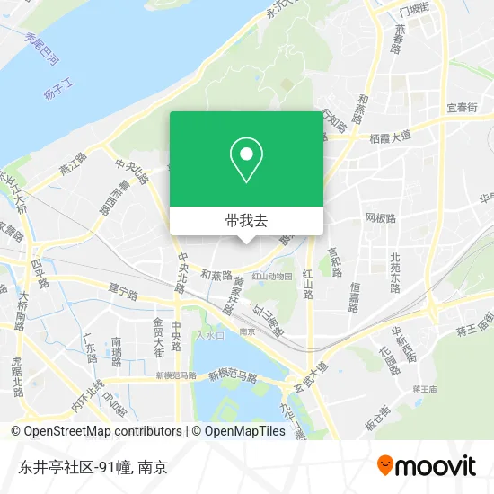 东井亭社区-91幢地图