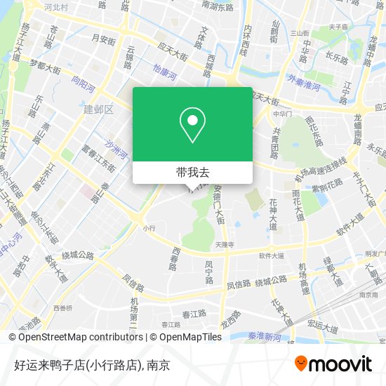 好运来鸭子店(小行路店)地图