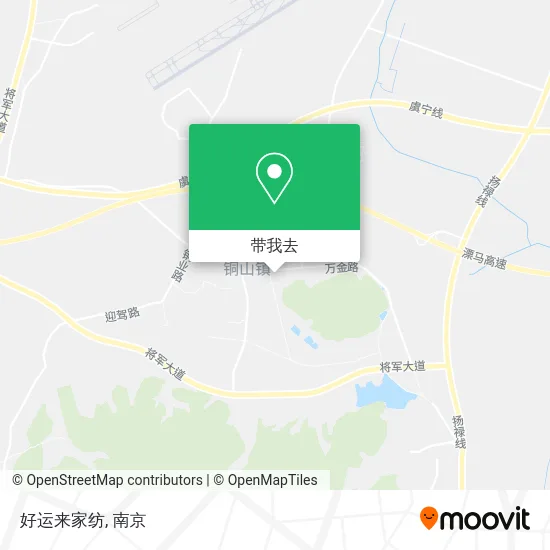 好运来家纺地图
