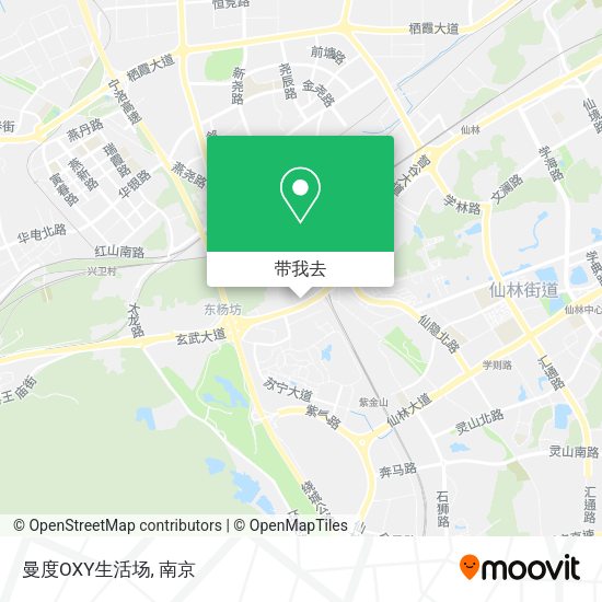 曼度OXY生活场地图