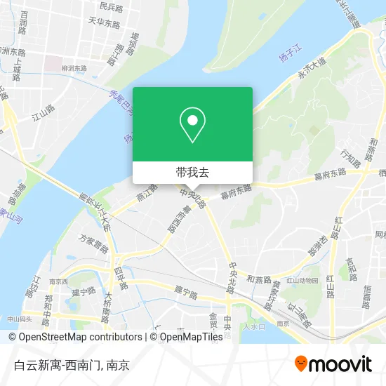 白云新寓-西南门地图
