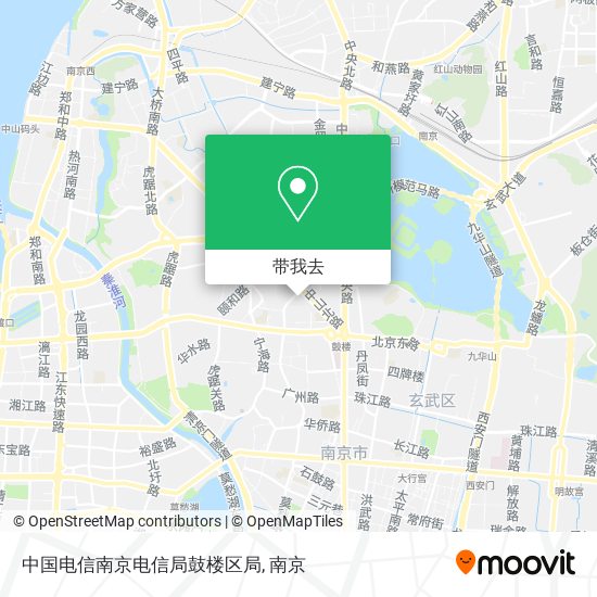 中国电信南京电信局鼓楼区局地图
