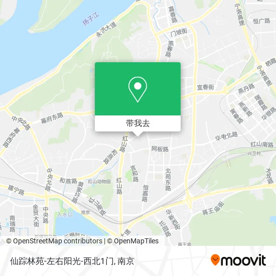 仙踪林苑-左右阳光-西北1门地图