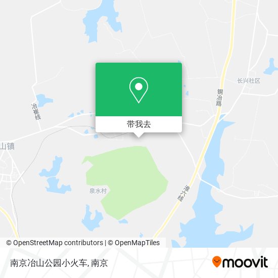 南京冶山公园小火车地图