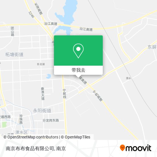 南京布布食品有限公司地图