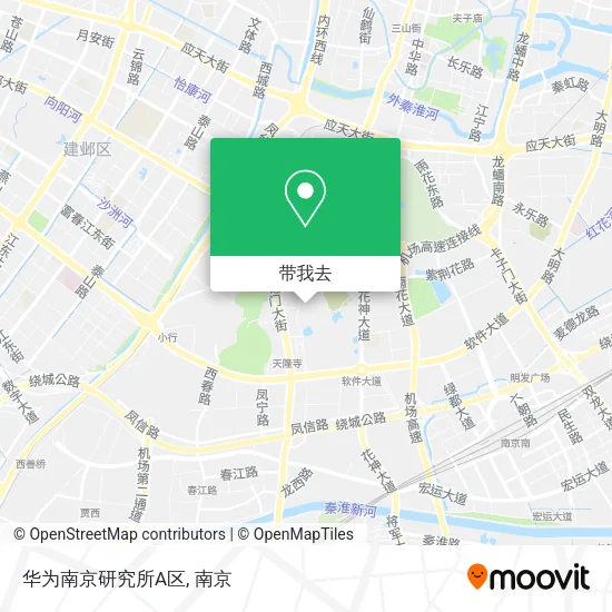 华为南京研究所A区地图