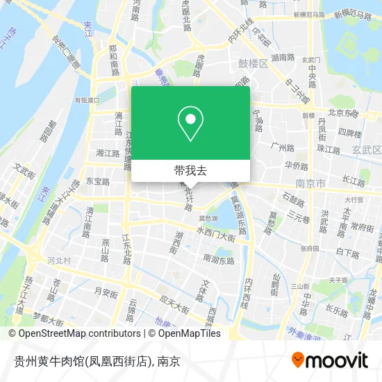 贵州黄牛肉馆(凤凰西街店)地图