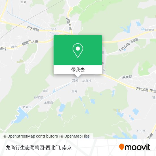 龙尚行生态葡萄园-西北门地图
