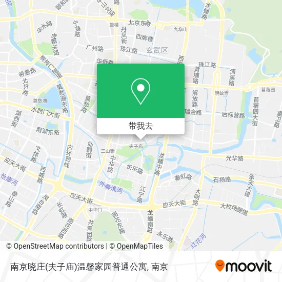 南京晓庄(夫子庙)温馨家园普通公寓地图