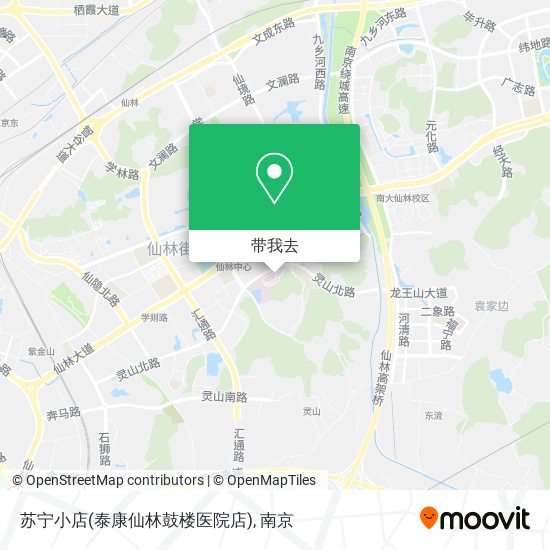苏宁小店(泰康仙林鼓楼医院店)地图