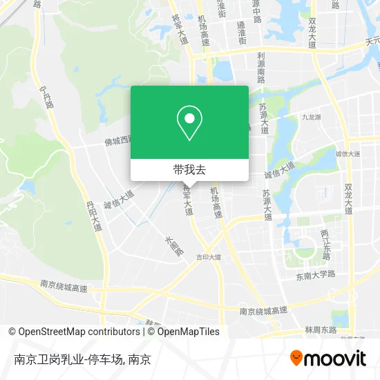 南京卫岗乳业-停车场地图