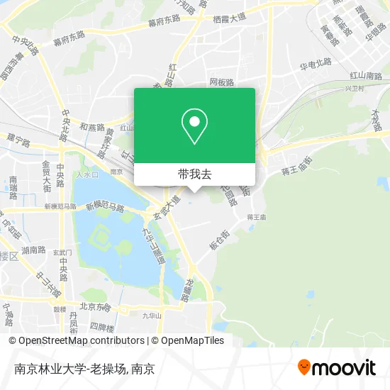 南京林业大学-老操场地图