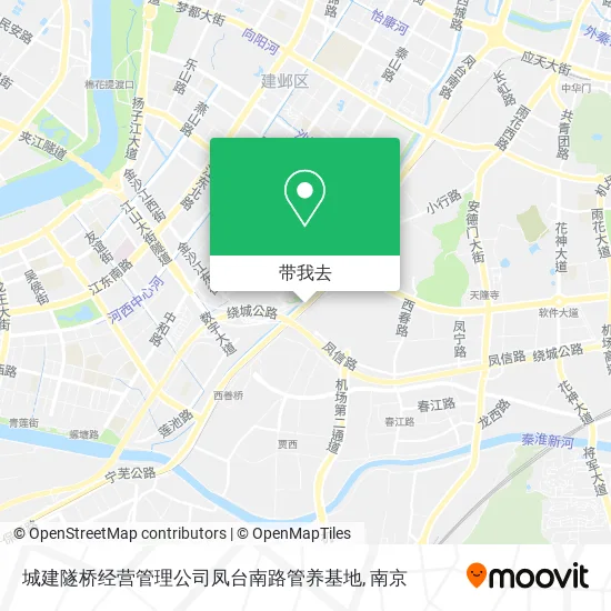 城建隧桥经营管理公司凤台南路管养基地地图