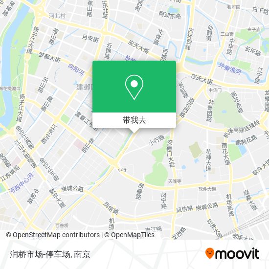 润桥市场-停车场地图