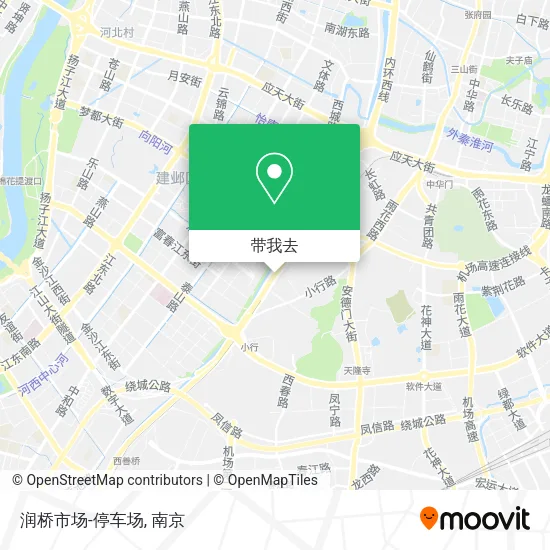 润桥市场-停车场地图