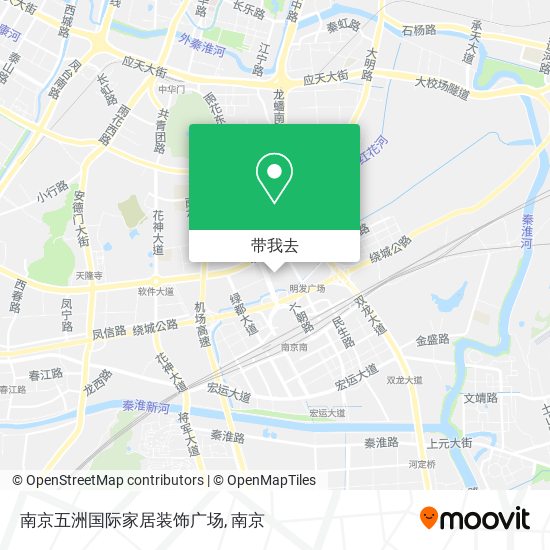 南京五洲国际家居装饰广场地图