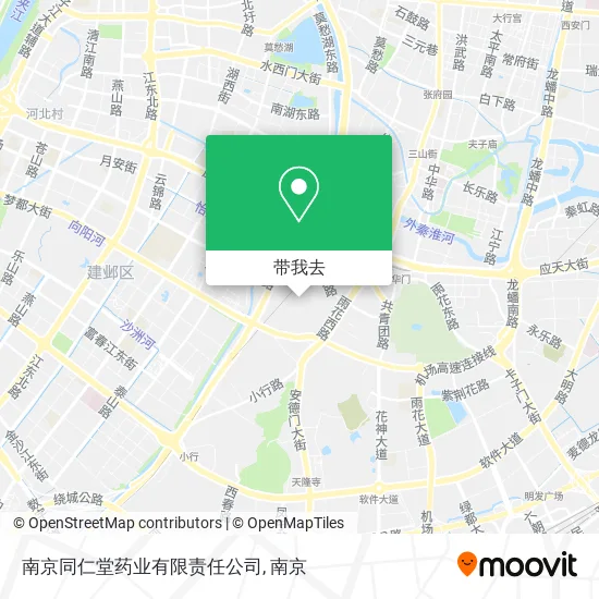 南京同仁堂药业有限责任公司地图
