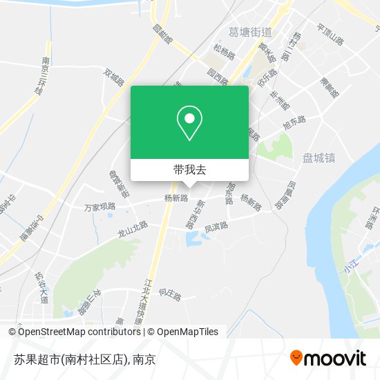 苏果超市(南村社区店)地图