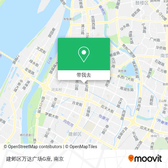 建邺区万达广场G座地图